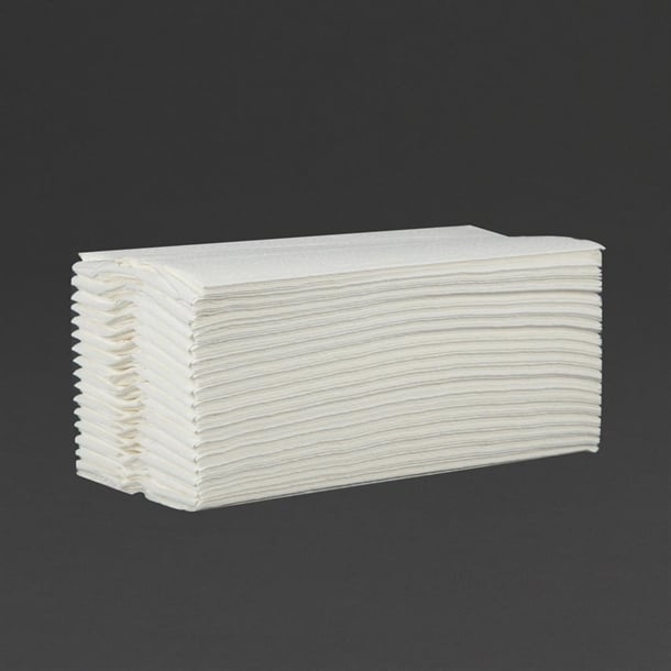 Jantex C Fold Paper Hand Towels White 2-Ply (2295 Sheets) cf796