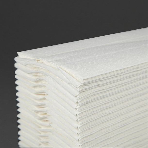 Jantex C Fold Paper Hand Towels White 2-Ply (2295 Sheets) cf796