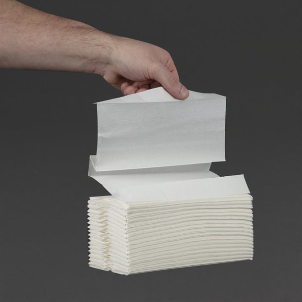 Jantex C Fold Paper Hand Towels White 2-Ply (2295 Sheets) cf796