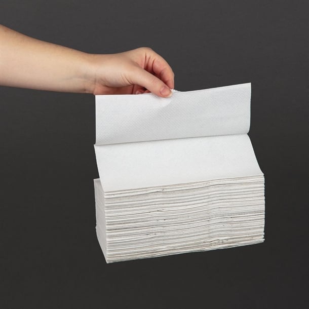 Jantex C Fold Paper Hand Towels White 2-Ply (2295 Sheets) cf796