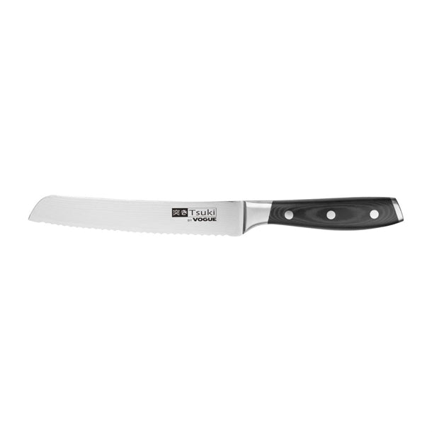 Vogue Tsuki Series 7 Bread Knife Black 19.6cm cf842