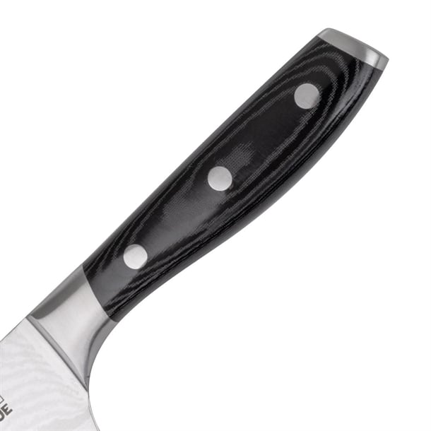 Vogue Tsuki Series 7 Santoku Knife Black 17.5cm cf844