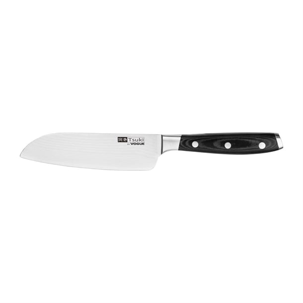 Vogue Tsuki Series 7 Santoku Knife Black 14.3cm cf845