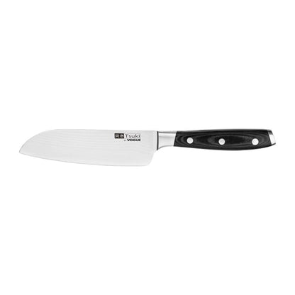 Vogue Tsuki Series 7 Santoku Knife Black 14.3cm cf845