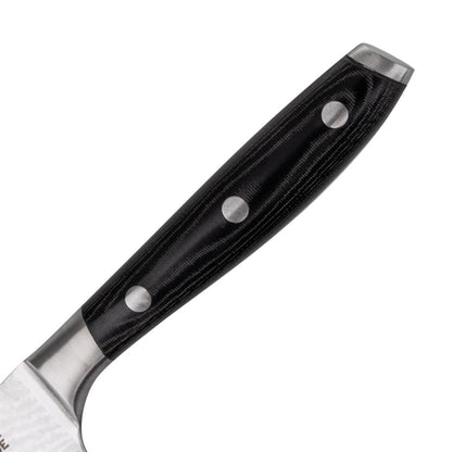 Vogue Tsuki Series 7 Santoku Knife Black 14.3cm cf845
