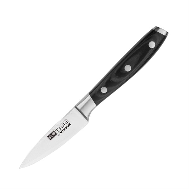 Vogue Tsuki Series 7 Paring Knife Black 8.4cm cf894