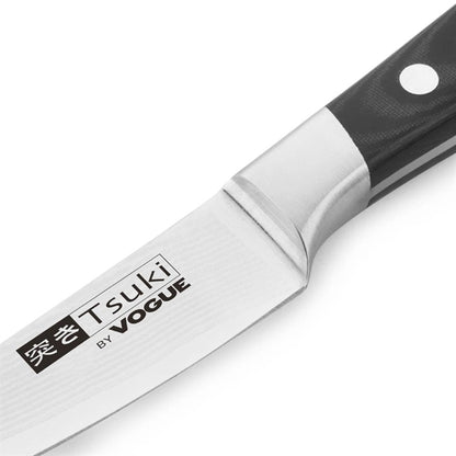 Vogue Tsuki Series 7 Paring Knife Black 8.4cm cf894