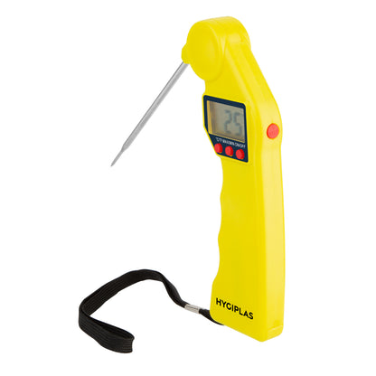 Hygiplas Easytemp Colour Coded Yellow Thermometer cf912
