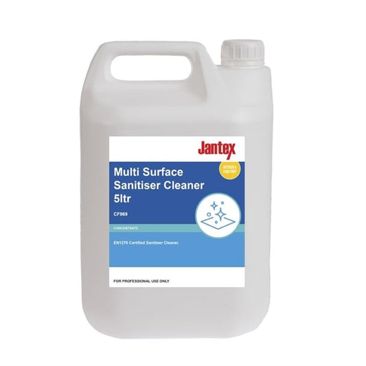 Jantex Kitchen Cleaner and Sanitiser Concentrate 5Ltr cf969