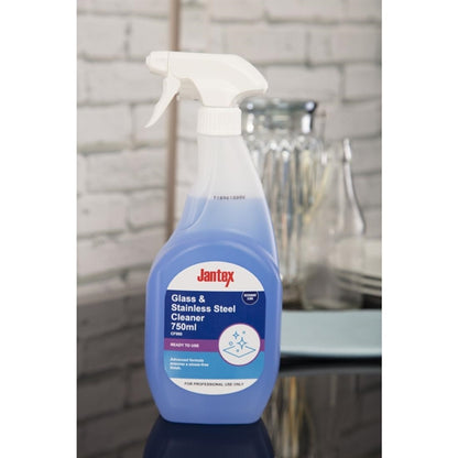 Jantex Glass & Stainless Steel Cleaner Ready To Use 750ml cf980