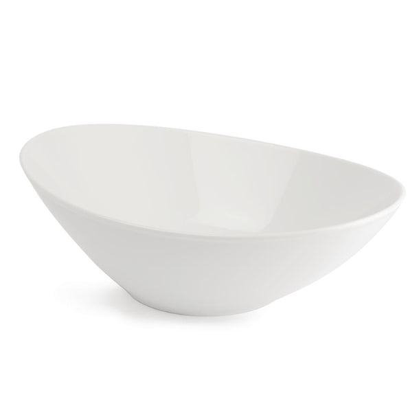 Royal Porcelain Classic White Oval Bowls 255x180mm (6 Pack) cg061