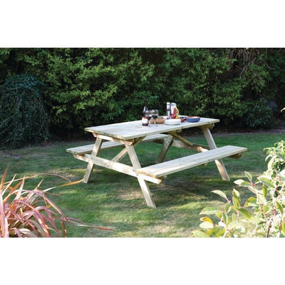 Rowlinson Wooden Picnic Bench 5ft cg095