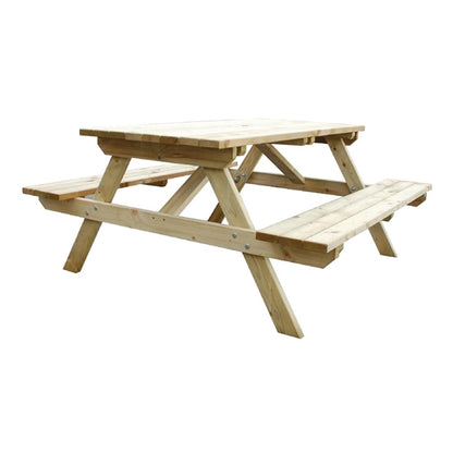 Rowlinson Wooden Picnic Bench 5ft cg095