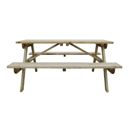 Rowlinson Wooden Picnic Bench 5ft cg095