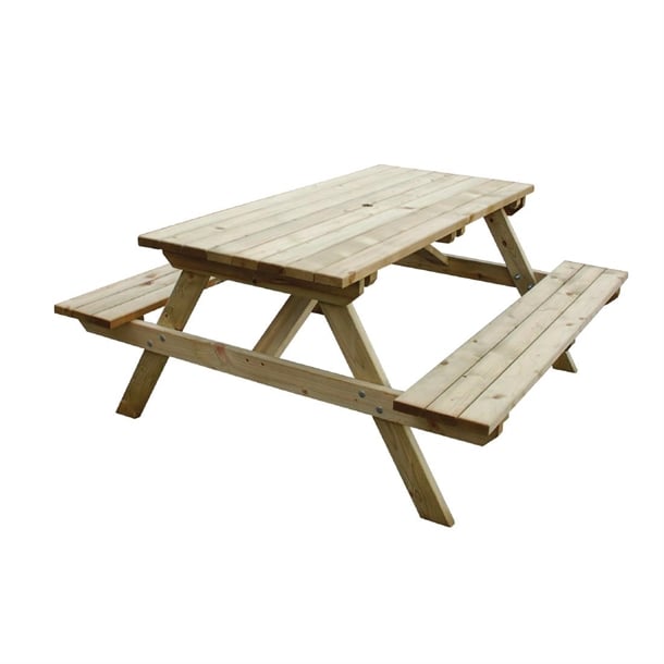 Rowlinson Wooden Picnic Bench 5ft cg095