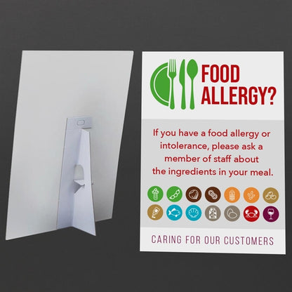 Customer Allergen Symbols & Ingredients Awareness Pub & Cafe Notice (2 x Display Options) cg204