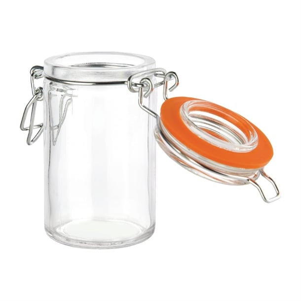 Vogue Mini Glass Terrine Jar 70ml (12 Pack) cg399