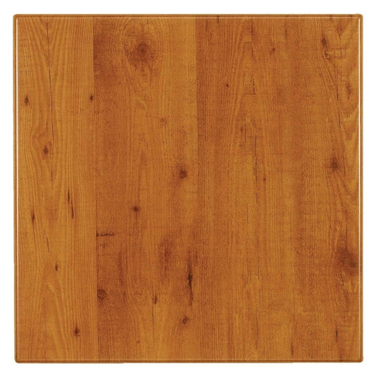 Werzalit Pre-drilled Square Table Top Pine 700mm cg713