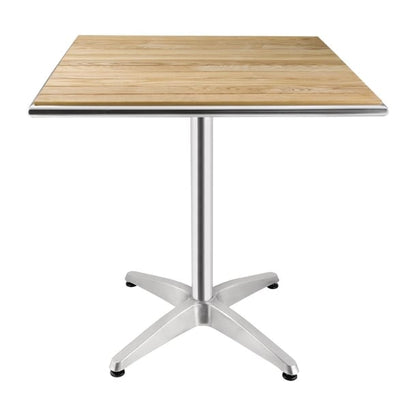 Bolero Square Ash Bistro Table Top 700mm cg835