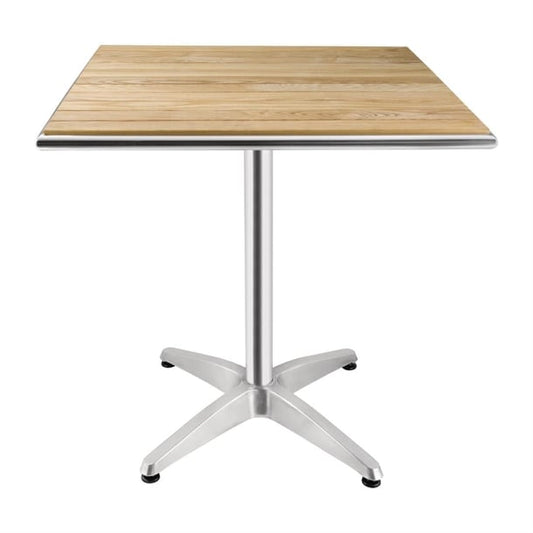 Bolero Square Ash Bistro Table Top 700mm cg835