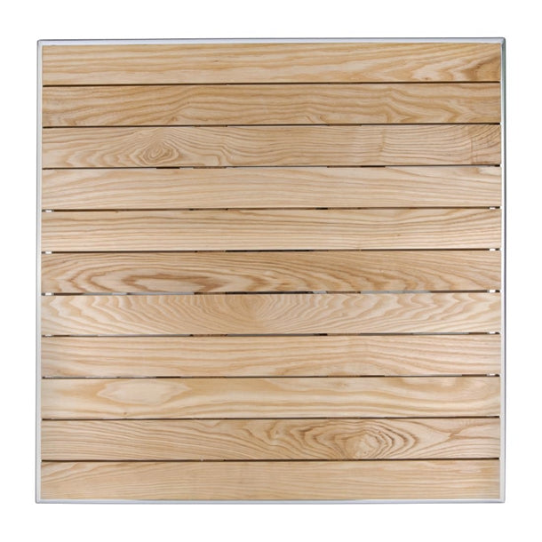 Bolero Square Ash Bistro Table Top 700mm cg835