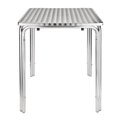 Bolero Steel and Aluminium Square Leg Table 600mm cg837