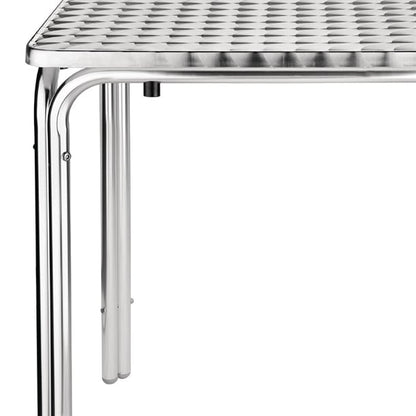 Bolero Steel and Aluminium Square Leg Table 600mm cg837