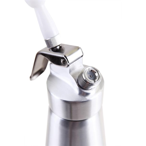 ICO Aluminium Whipped Cream Dispenser Silver 500ml ch036