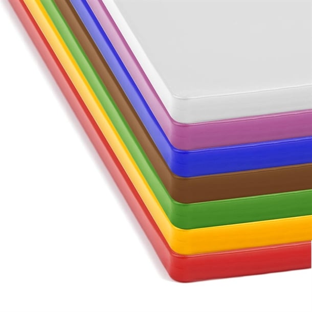 Hygiplas Low Density 7-Piece Chopping Boards Set 450x300x20mm ch044