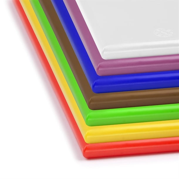 Hygiplas High Density 7-Piece Chopping Board Set 305x229x12mm ch050