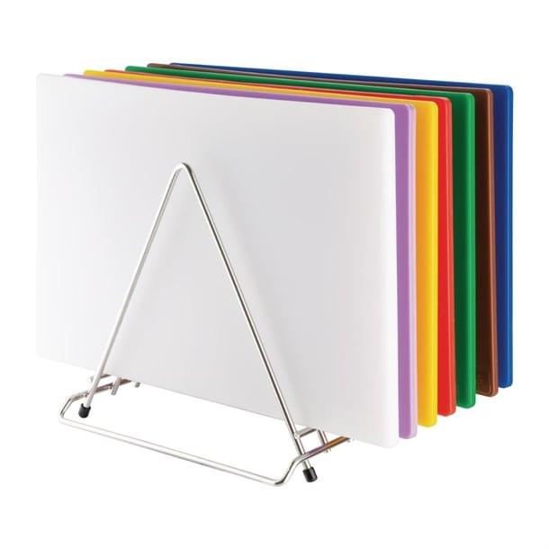Hygiplas Heavy Duty Chopping Board Rack 7 Slots ch052