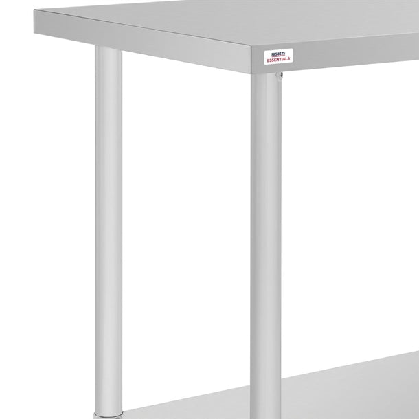 Nisbets Essentials Self Assembly Stainless Steel Table 800 x 600mm ch059