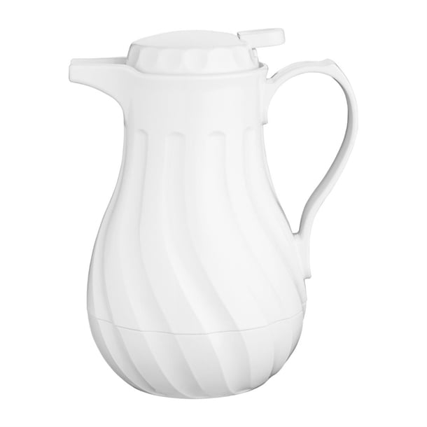 Olympia Insulated Swirl Jug White 0.5Ltr ch118
