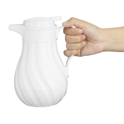 Olympia Insulated Swirl Jug White 0.5Ltr ch118