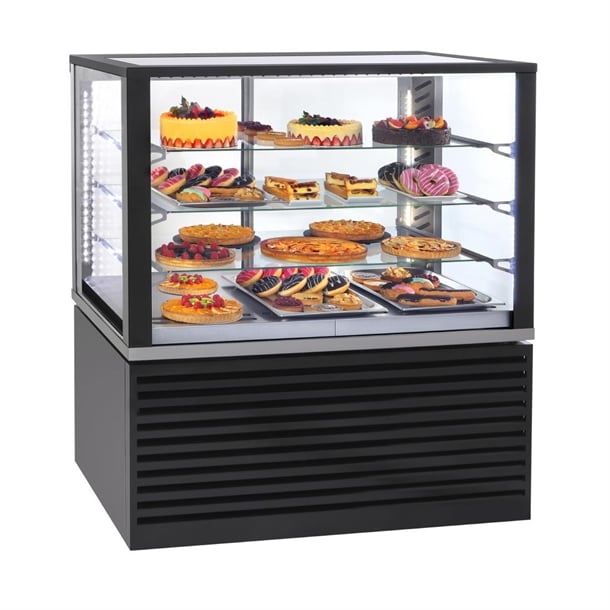 Roller Grill Panoramic Refrigerated Display Cabinet FSC Black p_ch131