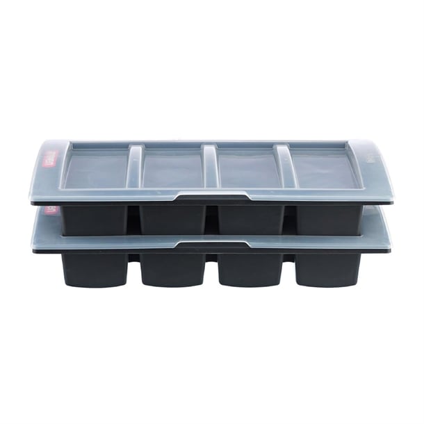 Araven Cutlery Tray with Lid Dark Grey ch934