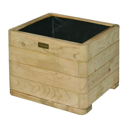 Rowlinson Marberry Layer Square Wooden Planter 50cm ch981