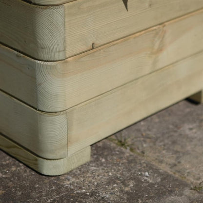 Rowlinson Marberry Layer Square Wooden Planter 50cm ch981