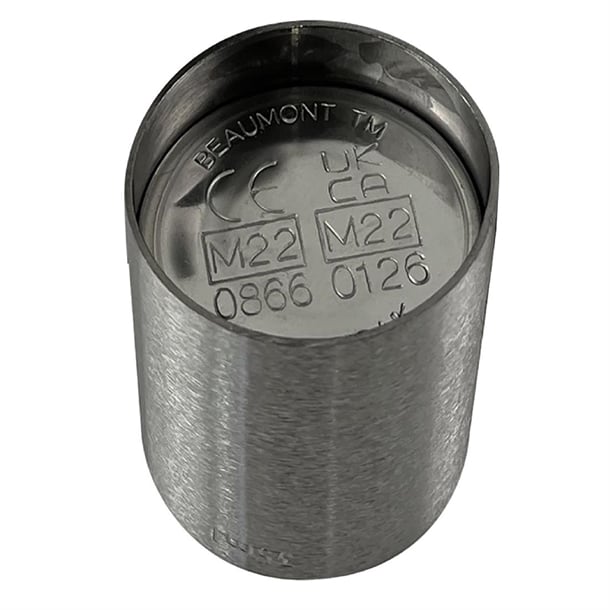 Beaumont Stainless Steel Thimble Measure CE Marked 70ml cz348