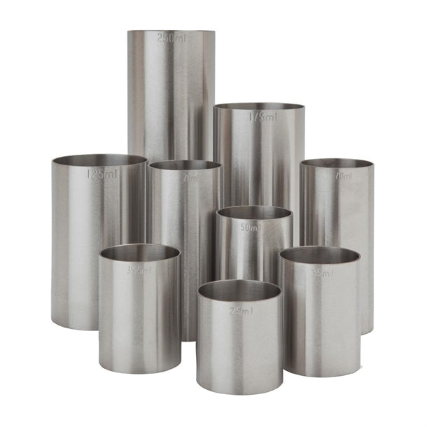 Beaumont Stainless Steel Thimble Measure 100ml cz354