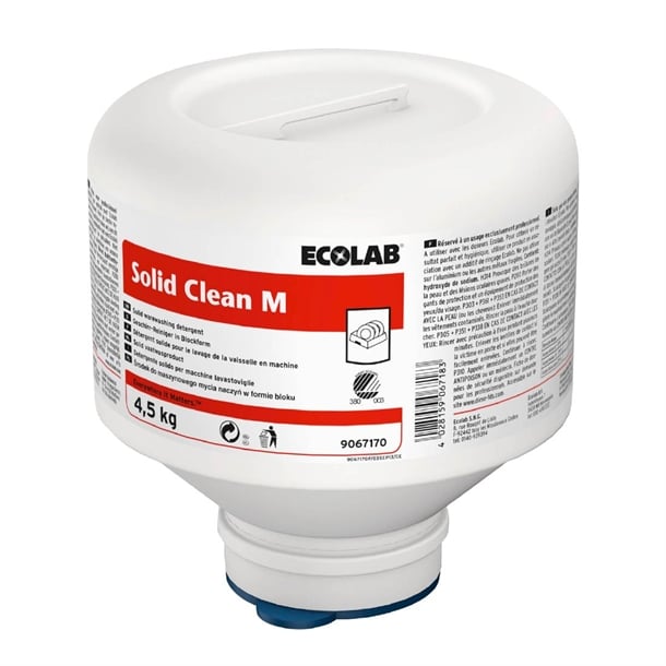 Ecolab Solid Clean M Dishwasher Detergent 4.5kg (4 Pack) cj871