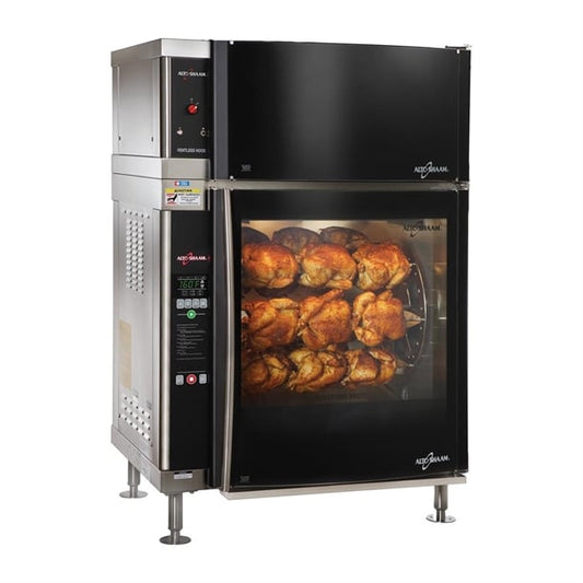 Alto-Shaam High-Speed Single Pane Electric Rotisserie & Hood AR-7EVH/SP ck096