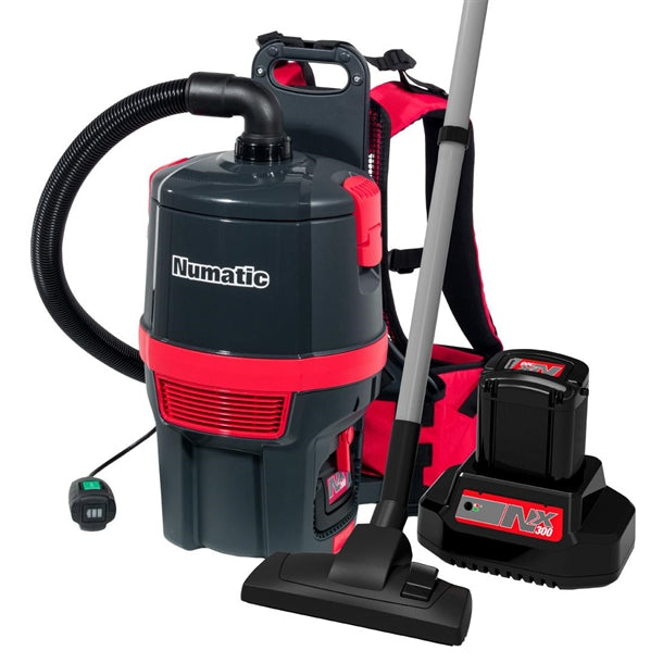 Numatic RSB150NX Cordless Backpack Vacuum Cleaner with 2x Batteries ck265