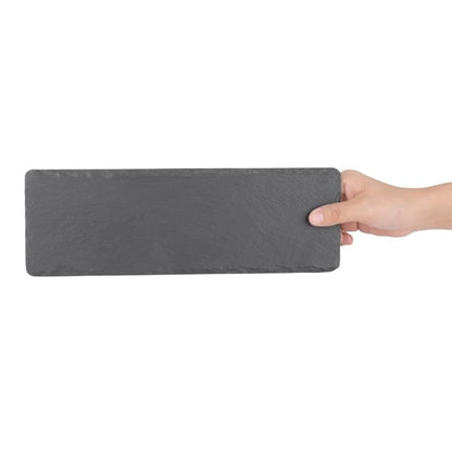 Olympia Natural Slate Rectangular Display Trays 300mm (4 Pack) ck408