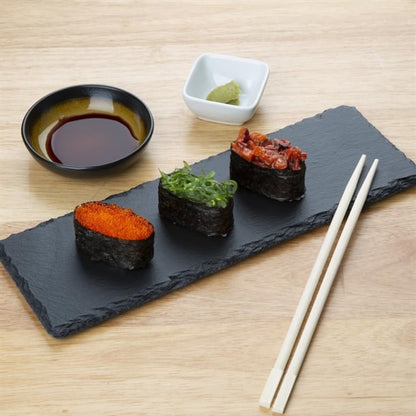 Olympia Natural Slate Rectangular Display Trays 300mm (4 Pack) ck408