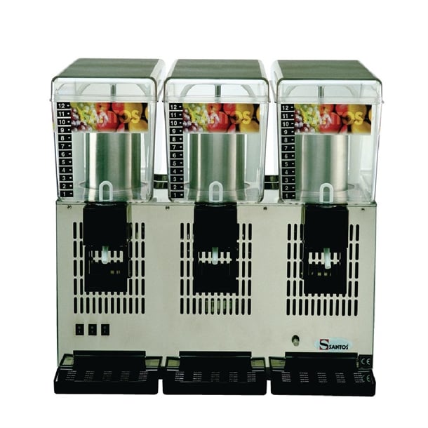 Santos Cold Drink Dispenser 3 Bowls 34-3A ck798