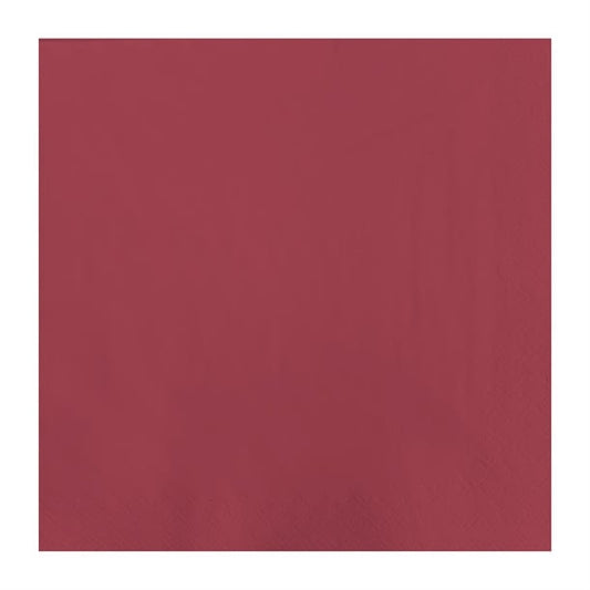 Fasana Lunch Napkin Bordeaux 33x33cm 2ply 1/4 Fold (1500 Pack) ck879