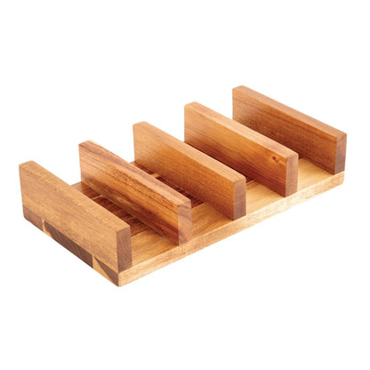 Olympia Acacia Wood Taco Stand ck970