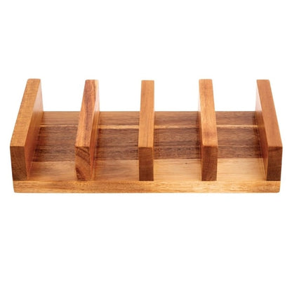 Olympia Acacia Wood Taco Stand ck970