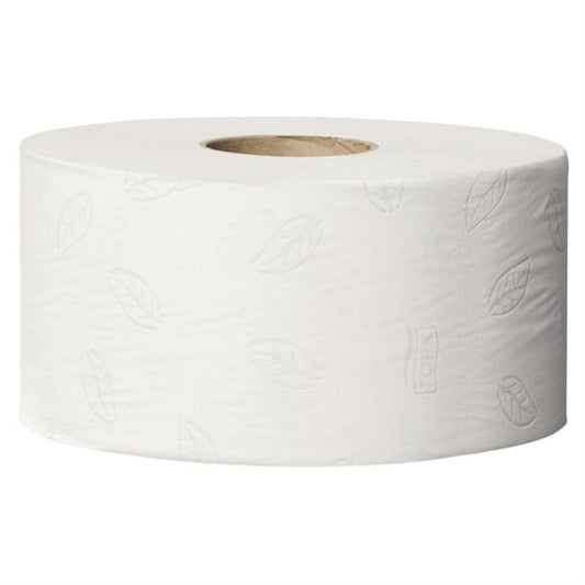 Tork Mini Jumbo Toilet Paper Rolls White T2 (12 Pack) cl126